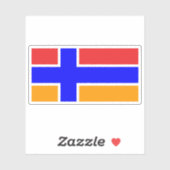 Flagge Javakheti Armenien (Armenien) Aufkleber (Blatt)