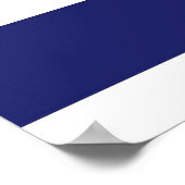 Flagge Jerusalems Poster (Ecke)