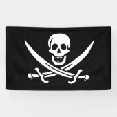 Flagge Jolly Roger Banner (Horizontal)