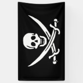 Flagge Jolly Roger Banner (Vertikal)