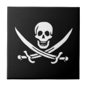 Flagge Jolly Roger Fliese (Vorderseite)
