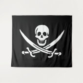 Flagge Jolly Roger Wandteppich (Vorderseite (Horizontal))