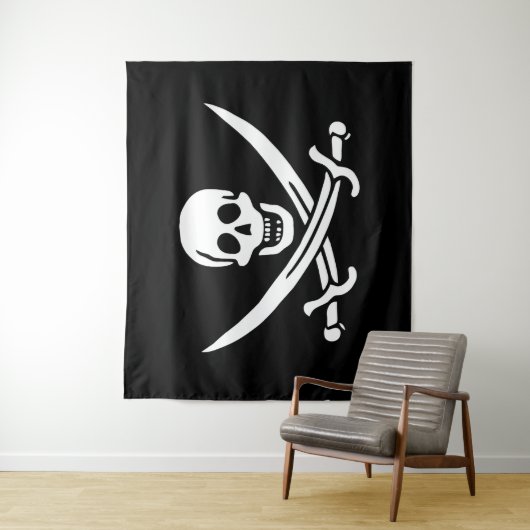 Flagge Jolly Roger Wandteppich (Beispiel)