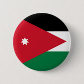 Flagge Jordaniens Button (Vorderseite)
