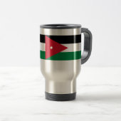 Flagge Jordaniens, Jersey Reisebecher (VorderseiteRechts)