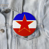 Flagge Jugoslawiens Button (Beispiel)