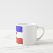 Flagge Jugoslawiens Espressotasse (Rechts)