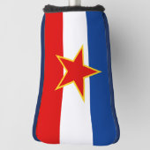Flagge Jugoslawiens Golf Headcover (Rotieren 90)
