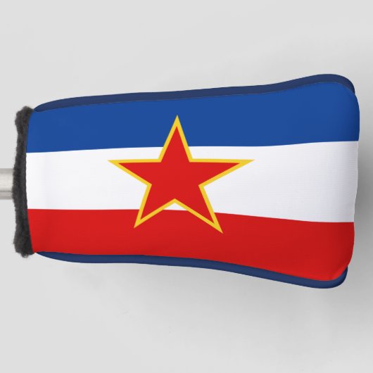 Flagge Jugoslawiens Golf Headcover (Vorderseite)
