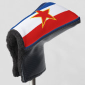 Flagge Jugoslawiens Golf Headcover (3/4 Vorderseite)