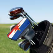 Flagge Jugoslawiens Golf Headcover (In Situ)