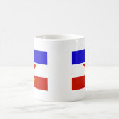 Flagge Jugoslawiens Kaffeetasse (Mittel)