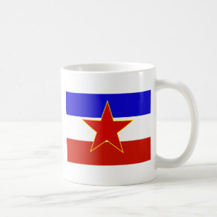 Flagge Jugoslawiens Kaffeetasse