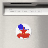Flagge Jugoslawiens Magnet (In Situ (Geschirrspüler))