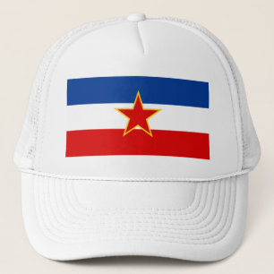 Flagge Jugoslawiens Truckerkappe