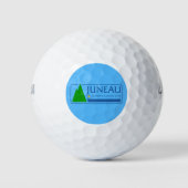 Flagge Juneau, Alaska Golf Balls Golfball (Vorderseite)