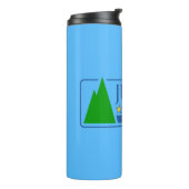 Flagge Juneau, Alaska Thermal Tumbler Thermosbecher (Nach links gedreht)