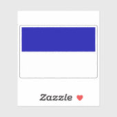 Flagge Kadaň, Tschechische Republik Aufkleber (Blatt)