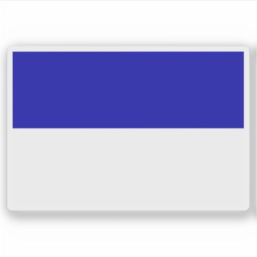 Flagge Kadaň, Tschechische Republik Aufkleber (Vorderseite)