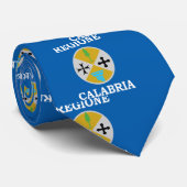 Flagge Kalabriens, Italien Krawatte (Gerollt)
