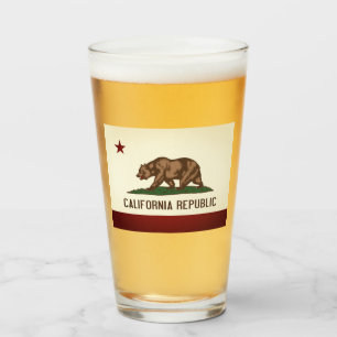 FLAGGE KALIFORNIEN - GLAS