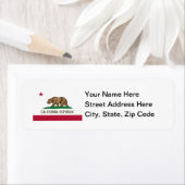 Flagge Kaliforniens (Insitu)