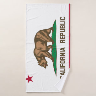 Flagge Kaliforniens Badehandtuch