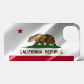 Flagge Kaliforniens - Case-Mate iPhone Hülle (Rückseite (Horizontal))