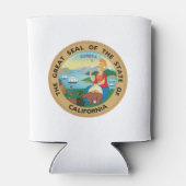 Flagge Kaliforniens Dosenkühler (Rückseite)