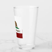 Flagge Kaliforniens Glas (Links)