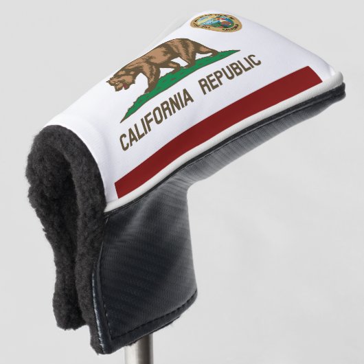 Flagge Kaliforniens Golf Headcover (3/4 Vorderseite)