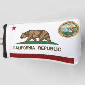 Flagge Kaliforniens Golf Headcover (Vorderseite)