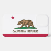 Flagge Kaliforniens iPhone Hülle (Rückseite (Horizontal))