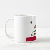 Flagge Kaliforniens Kaffeetasse (Links)
