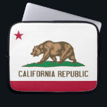 Flagge Kaliforniens Laptopschutzhülle<br><div class="desc">California Flag; Kalifornien</div>