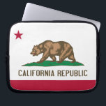 Flagge Kaliforniens Laptopschutzhülle<br><div class="desc">California Flag; Kalifornien</div>