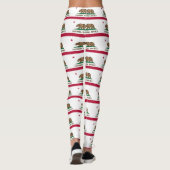 Flagge Kaliforniens Leggings (Rückseite)