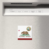 Flagge Kaliforniens Magnet (In Situ (Geschirrspüler))