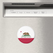 Flagge Kaliforniens Magnet (In Situ (Geschirrspüler))