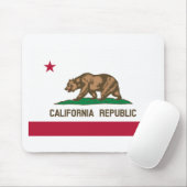 Flagge Kaliforniens Mousepad (Mit Mouse)
