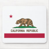 Flagge Kaliforniens Mousepad (Vorne)