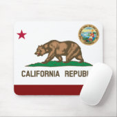 Flagge Kaliforniens Mousepad (Mit Mouse)