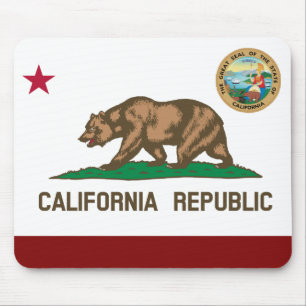 Flagge Kaliforniens Mousepad