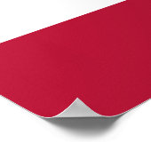 Flagge Kaliforniens Poster (Ecke)