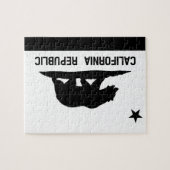 Flagge Kaliforniens Puzzle (Horizontal)