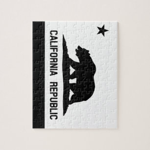 Flagge Kaliforniens Puzzle