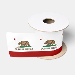 Flagge Kaliforniens Satinband