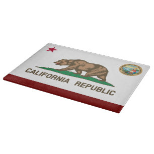 Flagge Kaliforniens Schneidebrett