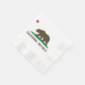 Flagge Kaliforniens Serviette (Ecke)