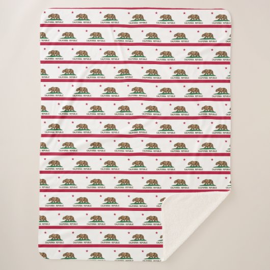 Flagge Kaliforniens Sherpadecke (Vorderseite)